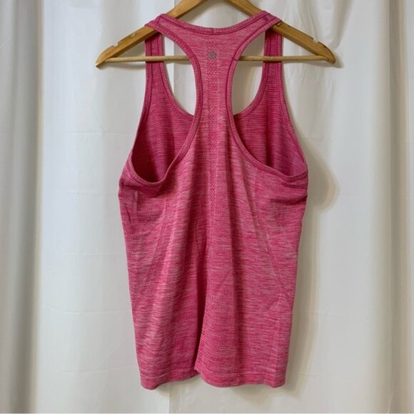 Lululemon Swiftly Tech Tank Heathered Pink Size 10 - Picture 4 of 5